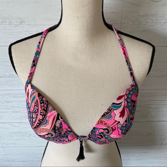 Push Up Swim Top Pink Sz 36C - Picture 3 of 8